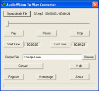 Audio Video To Wav Converter